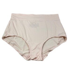 Warner's Women's Size Large 7 Panty Brief High Waist Light Pink New Without Tags